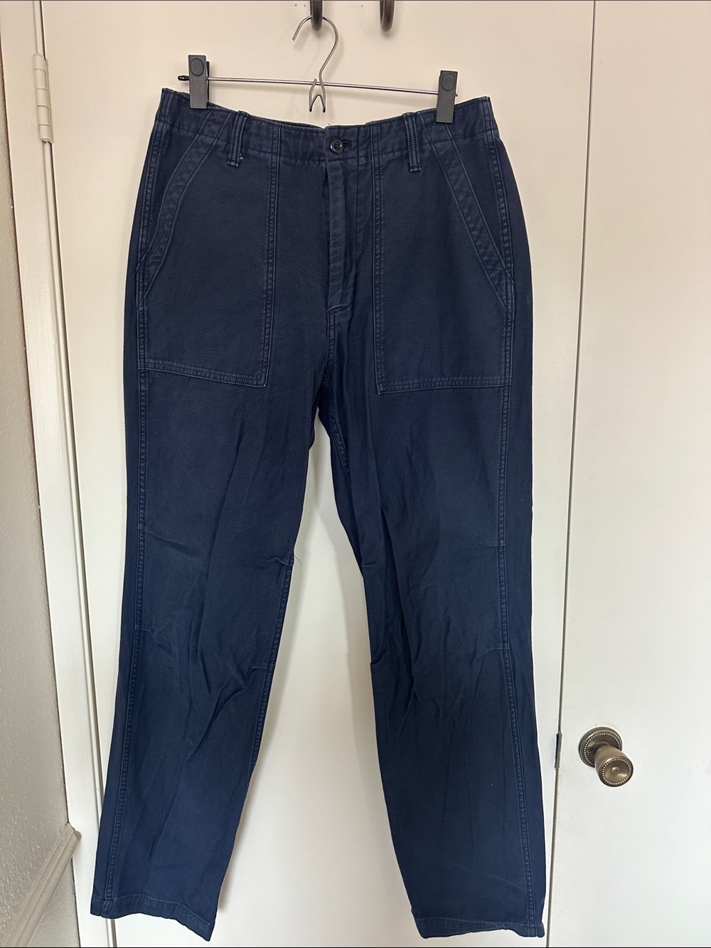 Outerknown Mens Navy Casual Pants
